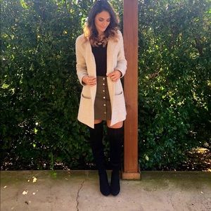 Black Over the knee suede boots!